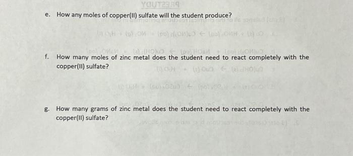 Solved (4 pts) A student performs the experiment detailed in | Chegg.com