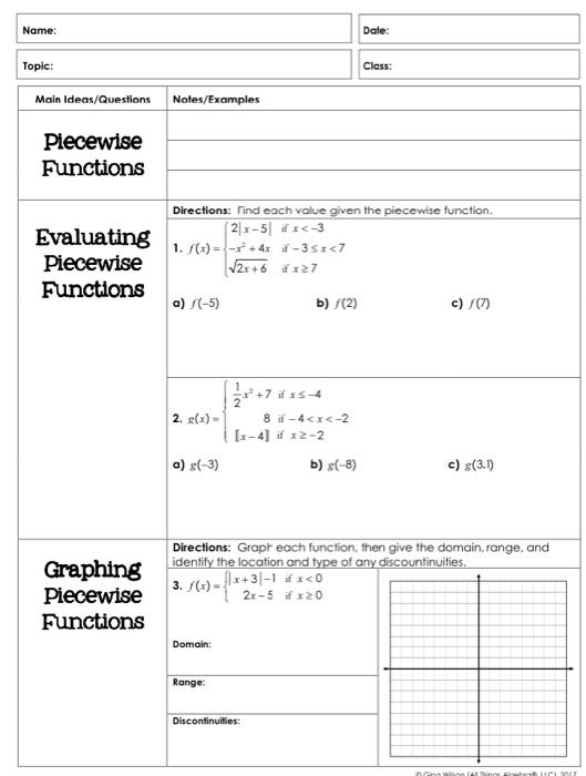 Solved Name: Dale: Topic: Class: Main Ideas/Questions | Chegg.com