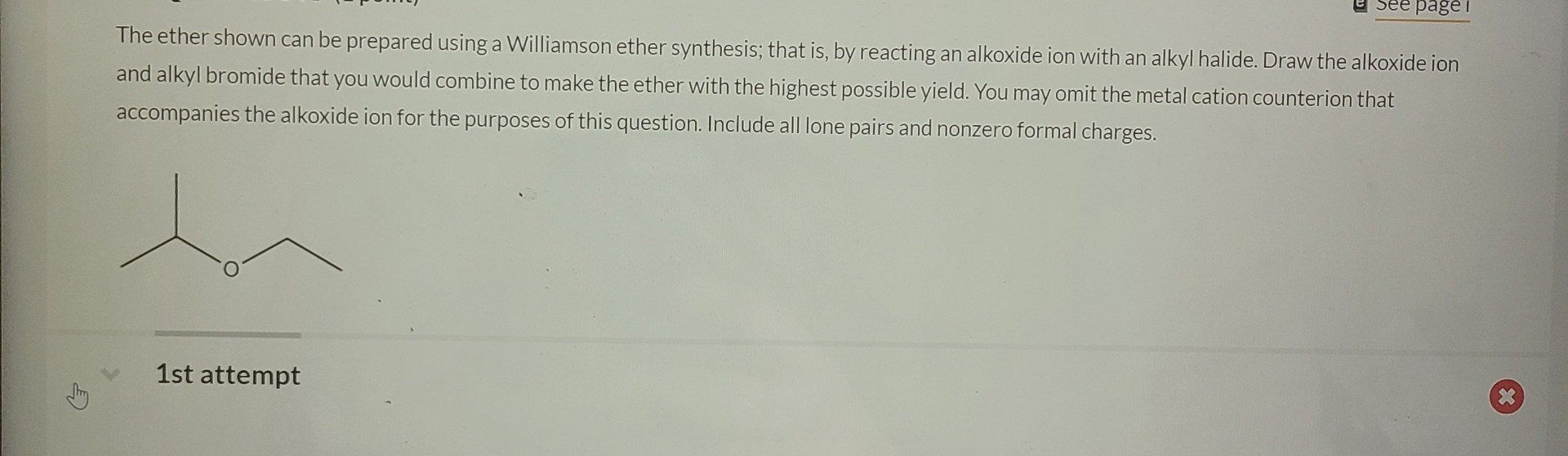 Solved The ether shown can be prepared using a Williamson | Chegg.com