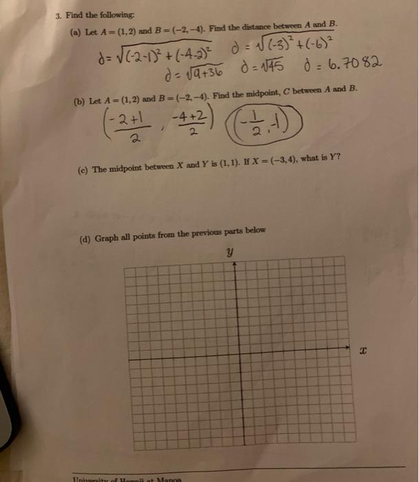Solved 3. Find the following: (@) Let A = (1, 2) and | Chegg.com