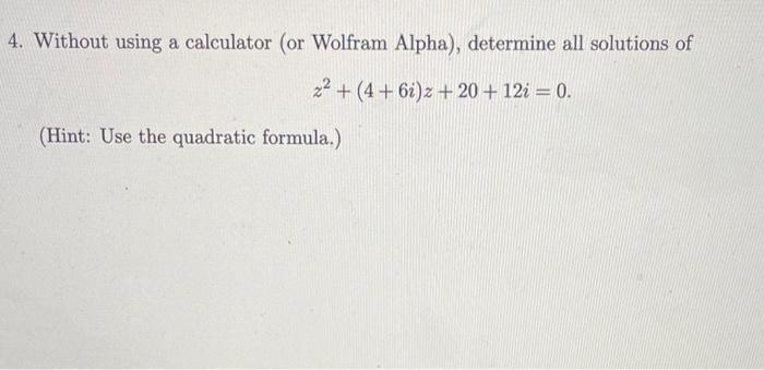 Quadratic formula deals calculator wolfram