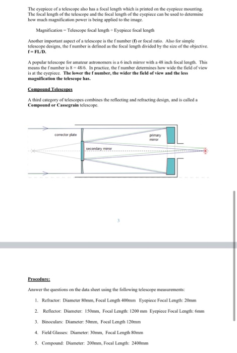 binoculars measurements