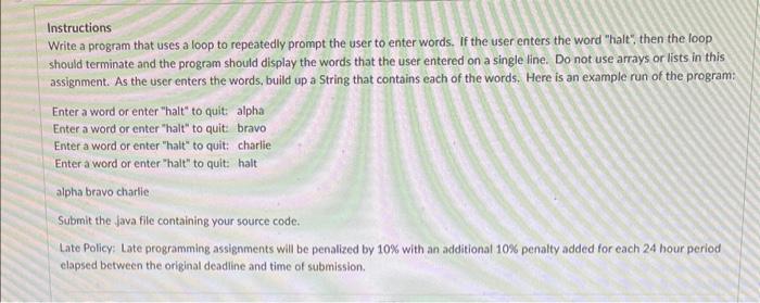 Solved Instructions Write a program that uses a loop to | Chegg.com