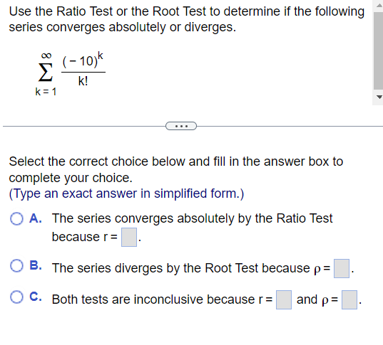 Solved Select the correct choice below and fill in the | Chegg.com