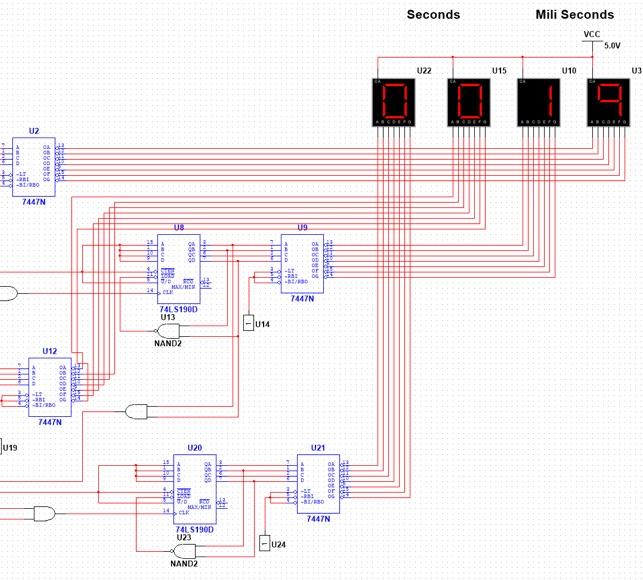 Solved modify the circuit of this stopwatch to add | Chegg.com