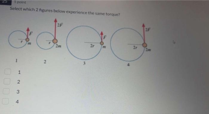 Solved Select which 2 figures below experience the same | Chegg.com