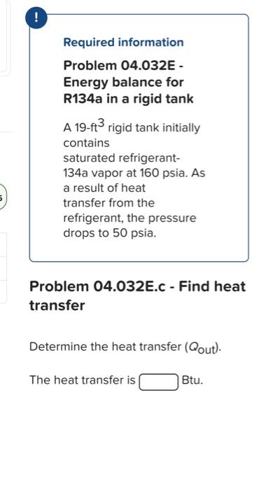 Solved Problem 04.032E.c - Find heat transfer Determine the | Chegg.com
