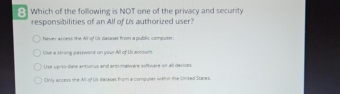 Which Of The Following Is Not An Inventory Solved Which of the following is NOT one of the privacy and | Chegg.com