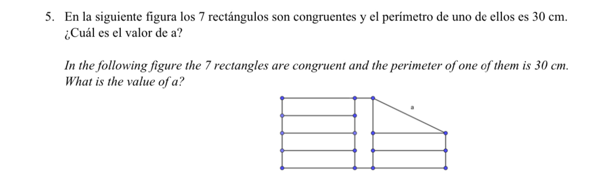 Solved En la siguiente figura los 7 ﻿rectángulos son | Chegg.com
