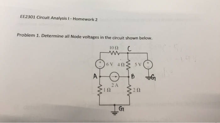 Solved EE2301 Circuit Analysis I - Homework 2 Problem 1. | Chegg.com