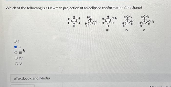 Solved Which of the following is a Newman projection of an | Chegg.com