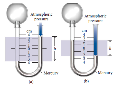 Solved: Given a barometric pressure of 762.4 mmHg, calculate th ...