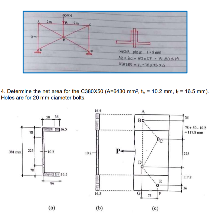 Solved 1. Investigate the adequacy of 2L-45x45x6mm angles | Chegg.com