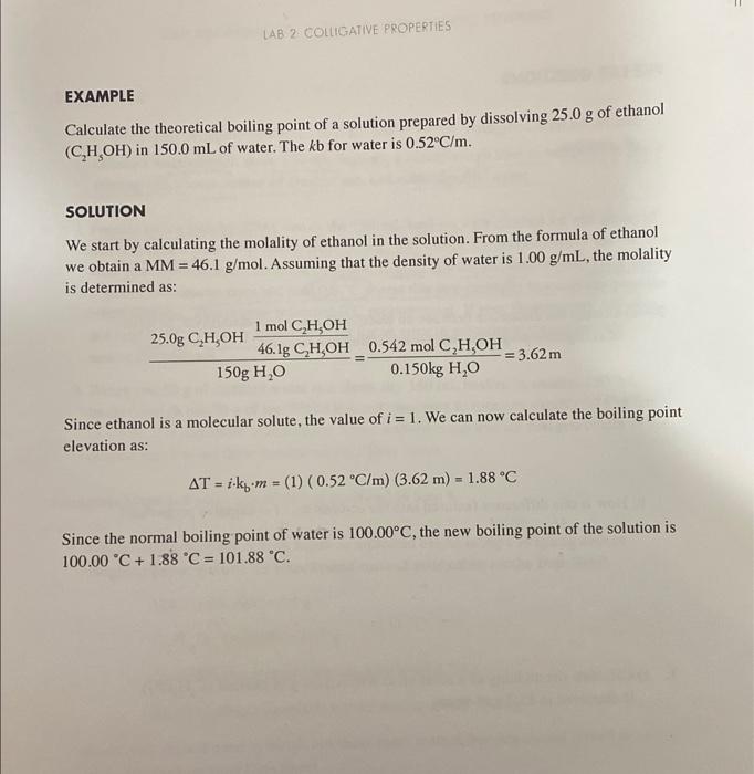 Colligative Properties Freezing Point Depression In 4629