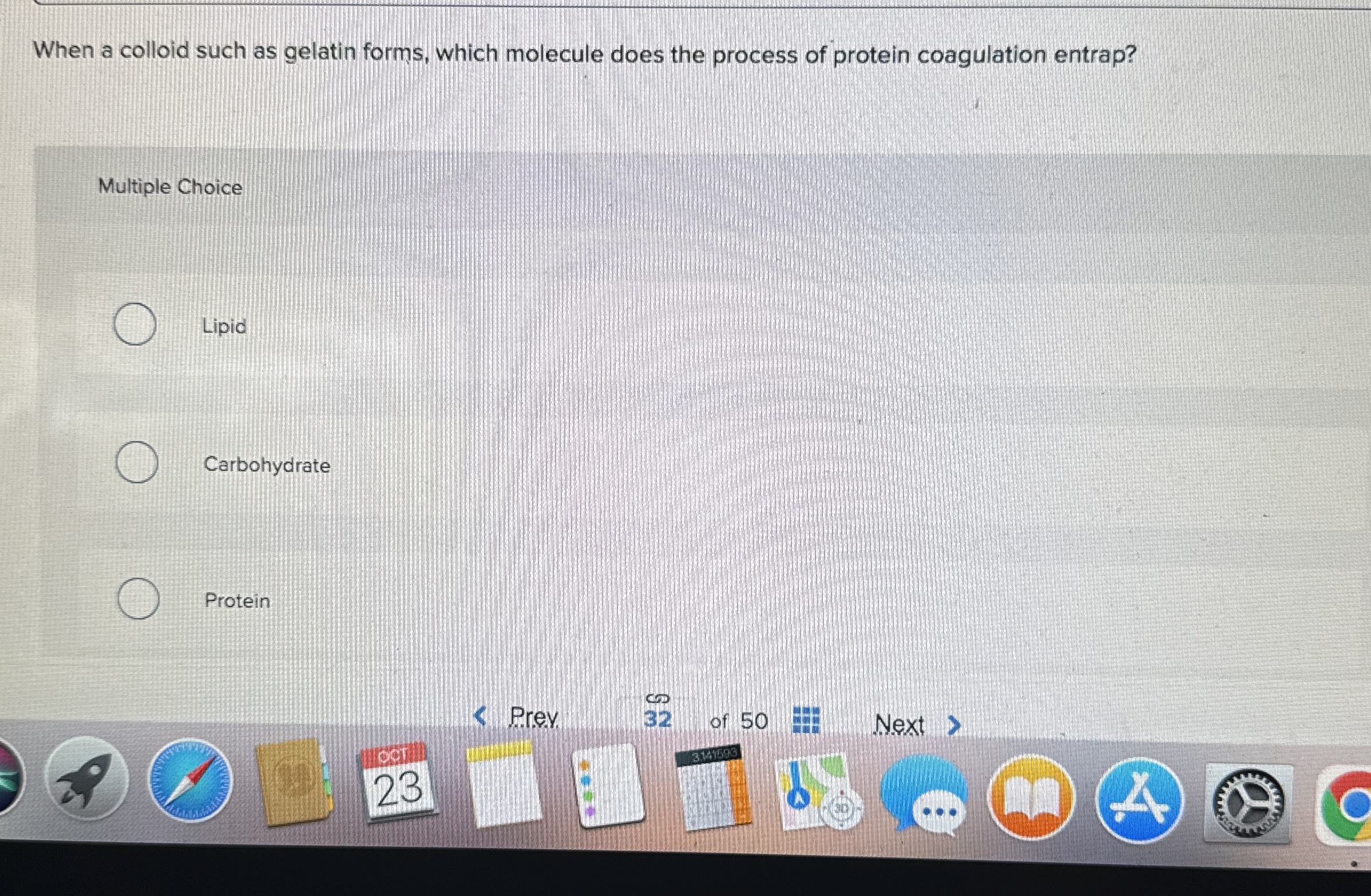 Solved When a colloid such as gelatin forms, which molecule