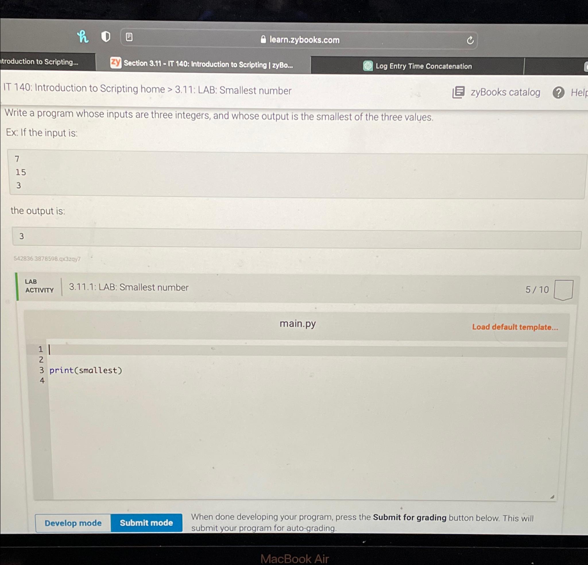 Solved Itroduction to Scripting...2y Section 3.11 - ﻿IT 140: | Chegg.com