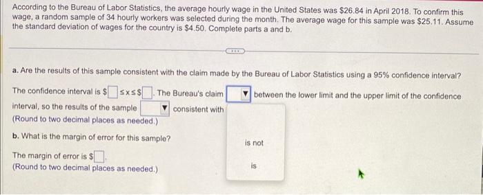 Solved According To The Bureau Of Labor Statistics, The | Chegg.com