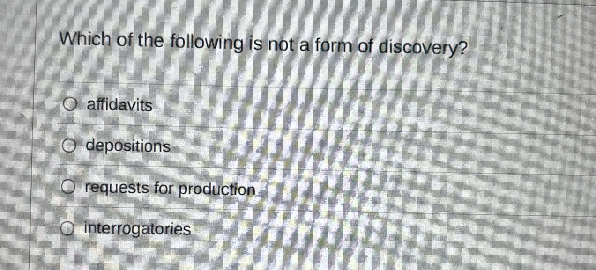Solved Which of the following is not a form of | Chegg.com