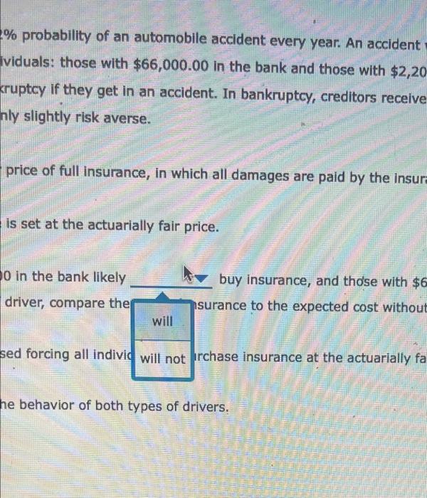 Solved Suppose that every driver faces a 2% probability of | Chegg.com