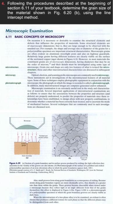 Solved 4. Following the procedures described at the | Chegg.com