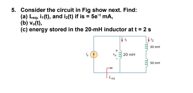 Solved Consider the circuit in Fig show next. | Chegg.com