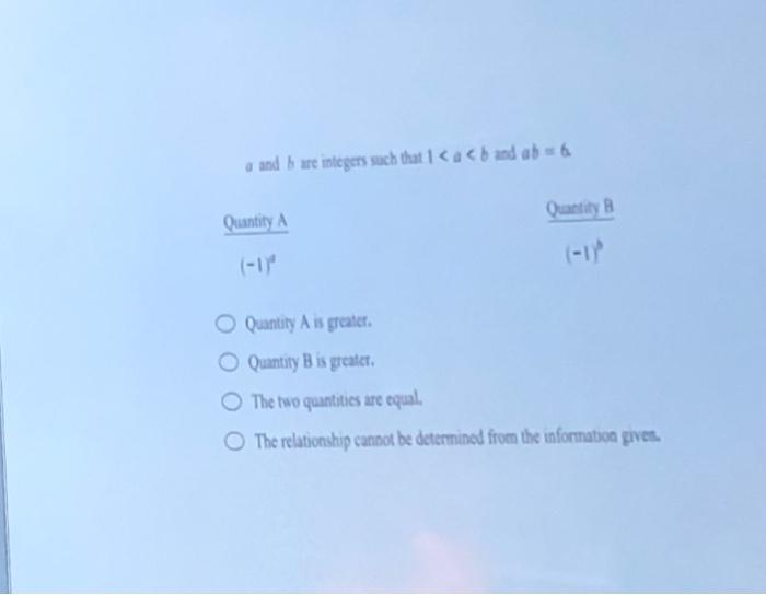 Solved And B Are Integers Such That I Ca | Chegg.com