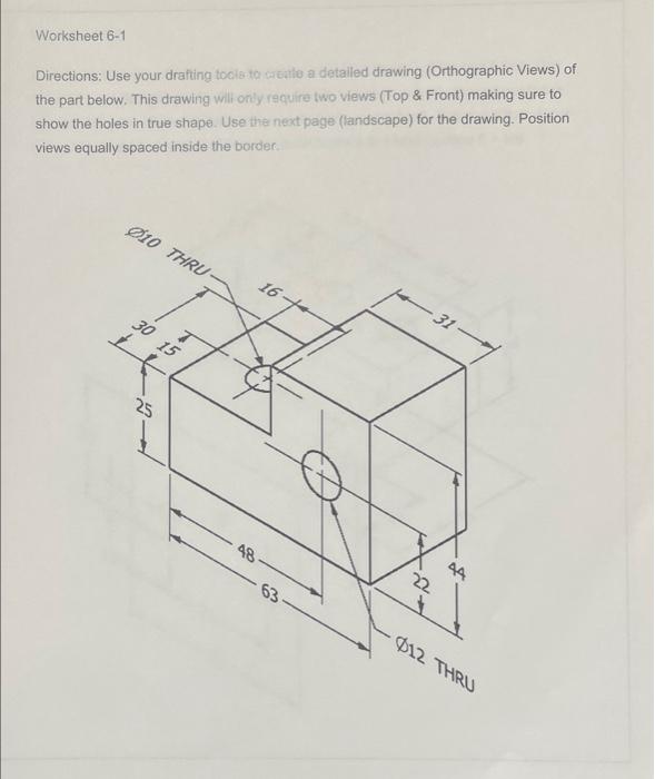 Directions Use your dranting tocis to cretite a