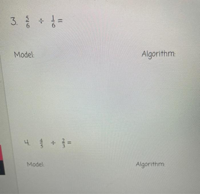 Solved 3. - : Model Algorithm 4 + 1 = Model: Algorithm | Chegg.com
