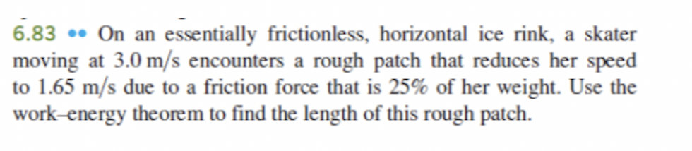 Solved 6.83* ﻿On an essentially frictionless, horizontal ice | Chegg.com