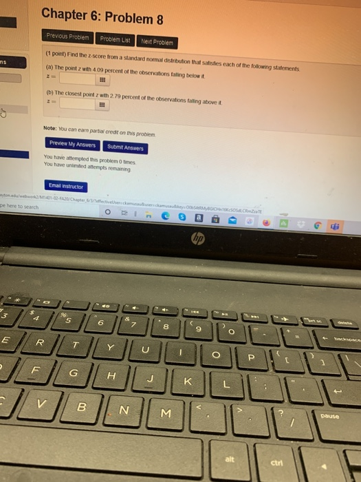 Solved Chapter 6: Problem 8 Previous Problem Problem List | Chegg.com