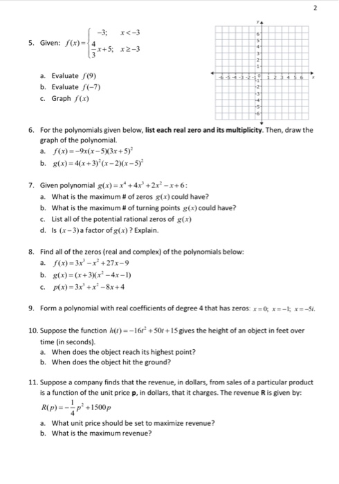 Solved 5 Given X 4 X 5 X2 3 A Evaluate F 9 B E Chegg Com