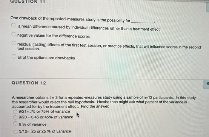 solved-question-11-one-drawback-of-the-repeated-measures-chegg