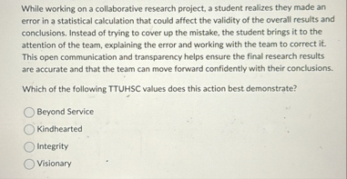 Solved While working on a collaborative research project, a | Chegg.com