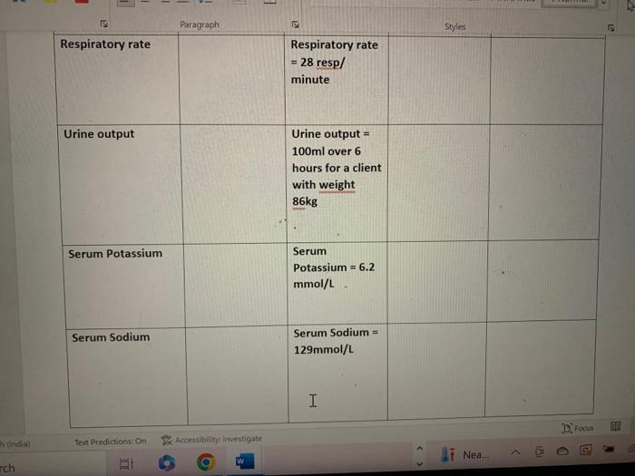 Solved client health statu