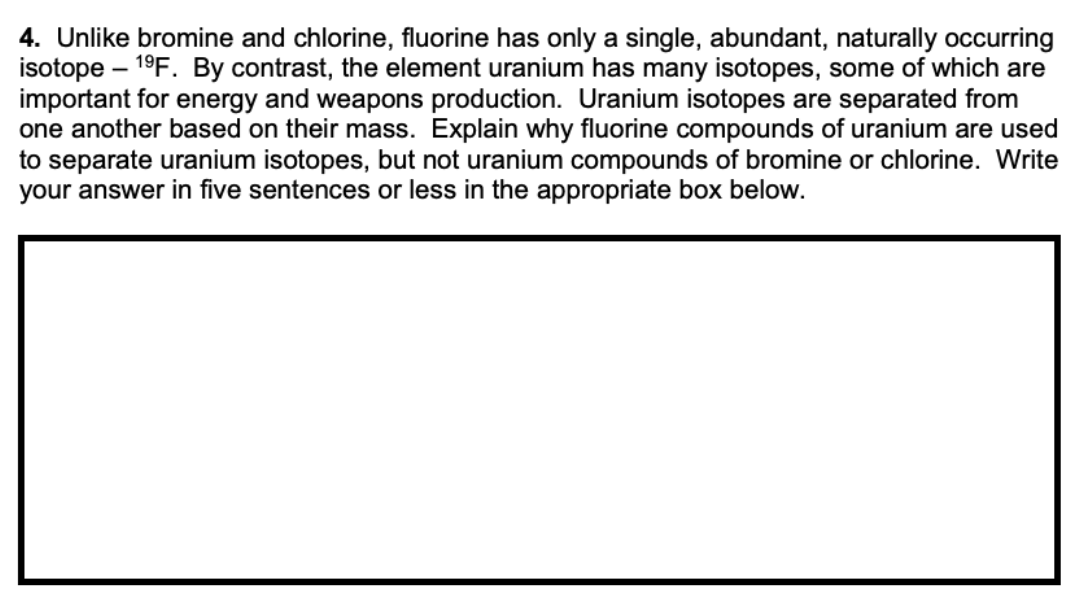 Solved Unlike Bromine And Chlorine Fluorine Has Only A Chegg Com   ScreenShot2024 02 13at6.54.38PM 