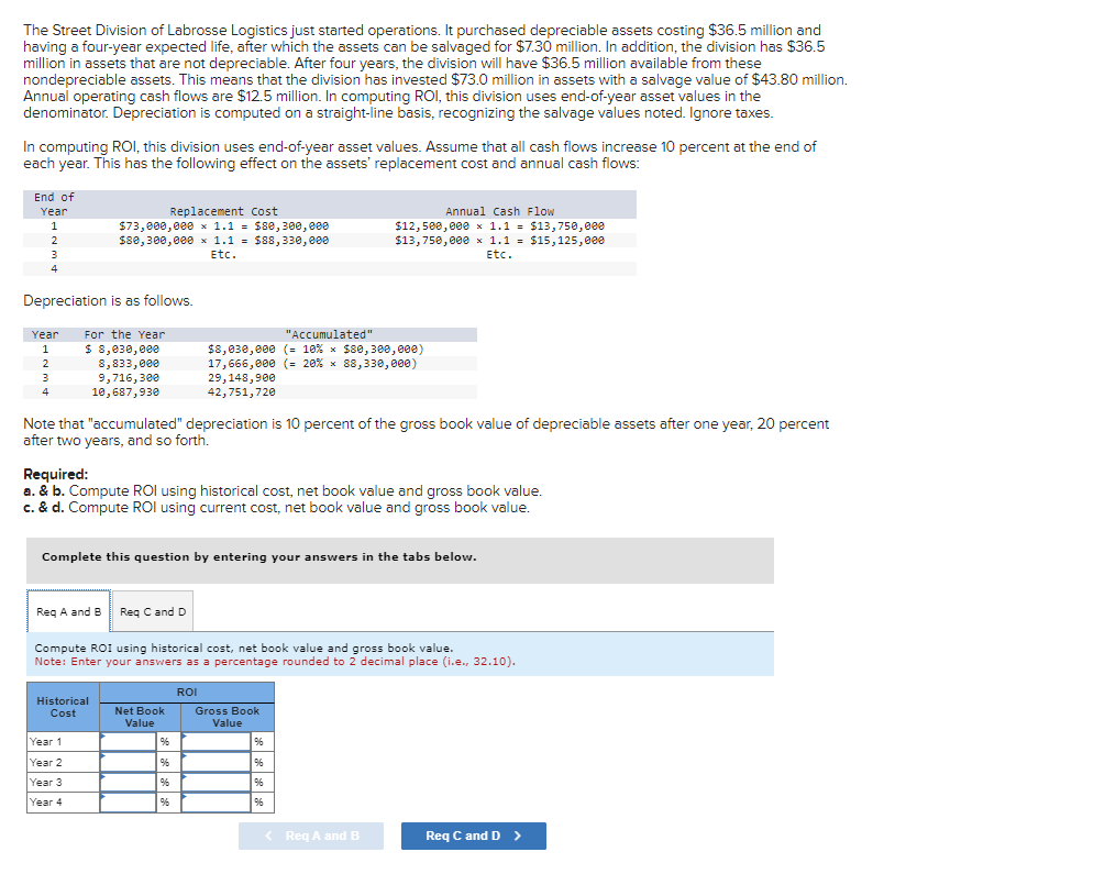 Solved The Street Division of Labrosse Logistics just