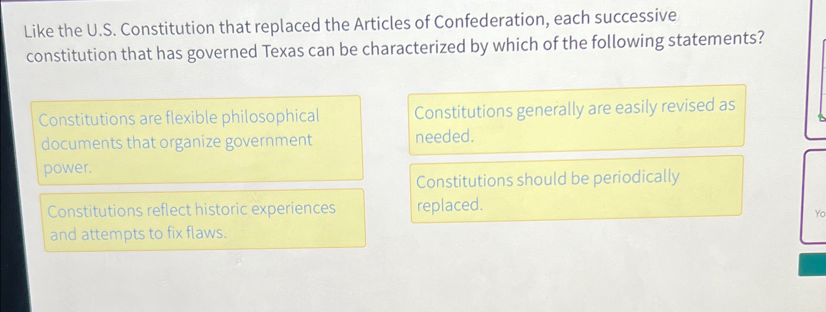 the us constitution replaced the articles of confederation true or false