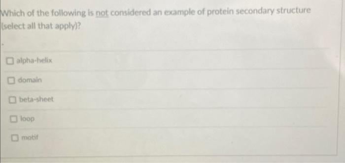 solved-which-of-the-following-amino-acids-is-most-likely-to-chegg