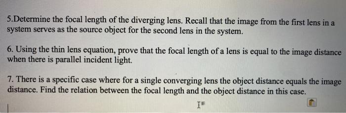 Solved 1. Determine the magnification of the image formed | Chegg.com