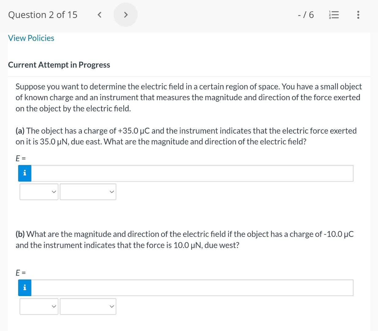 Solved Suppose you want to determine the electric field in a | Chegg.com