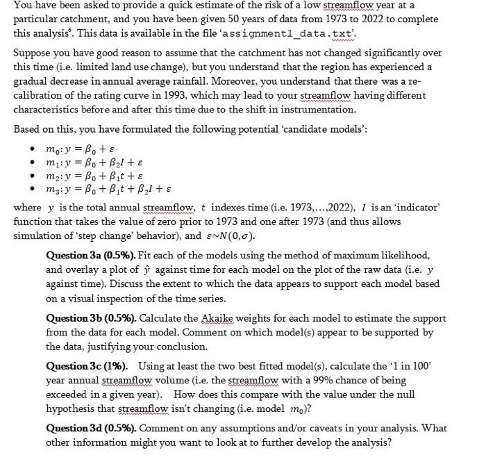 You have been asked to provide a quick estimate of | Chegg.com