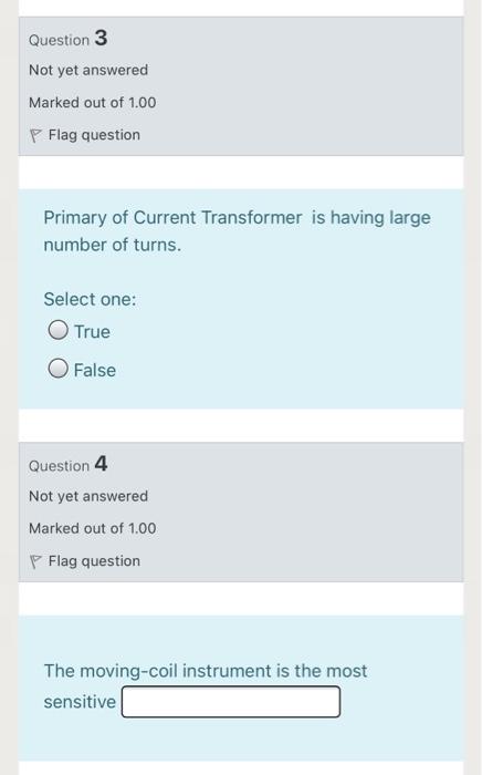 Solved Question 3 Not yet answered Marked out of 1.00 P Flag | Chegg.com