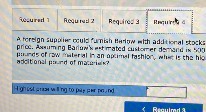 Solved Barlow Company Manufactures Three Products-A, B, And | Chegg.com