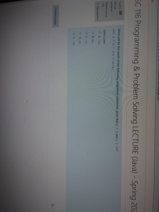 Solved 5C 116 Programming & Problem Solving LECTURE (Java) - | Chegg.com