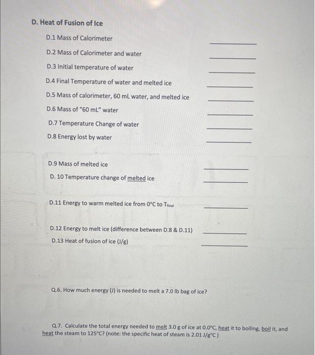 Q How Will The Slope Observed On A Heating Curve Chegg Com