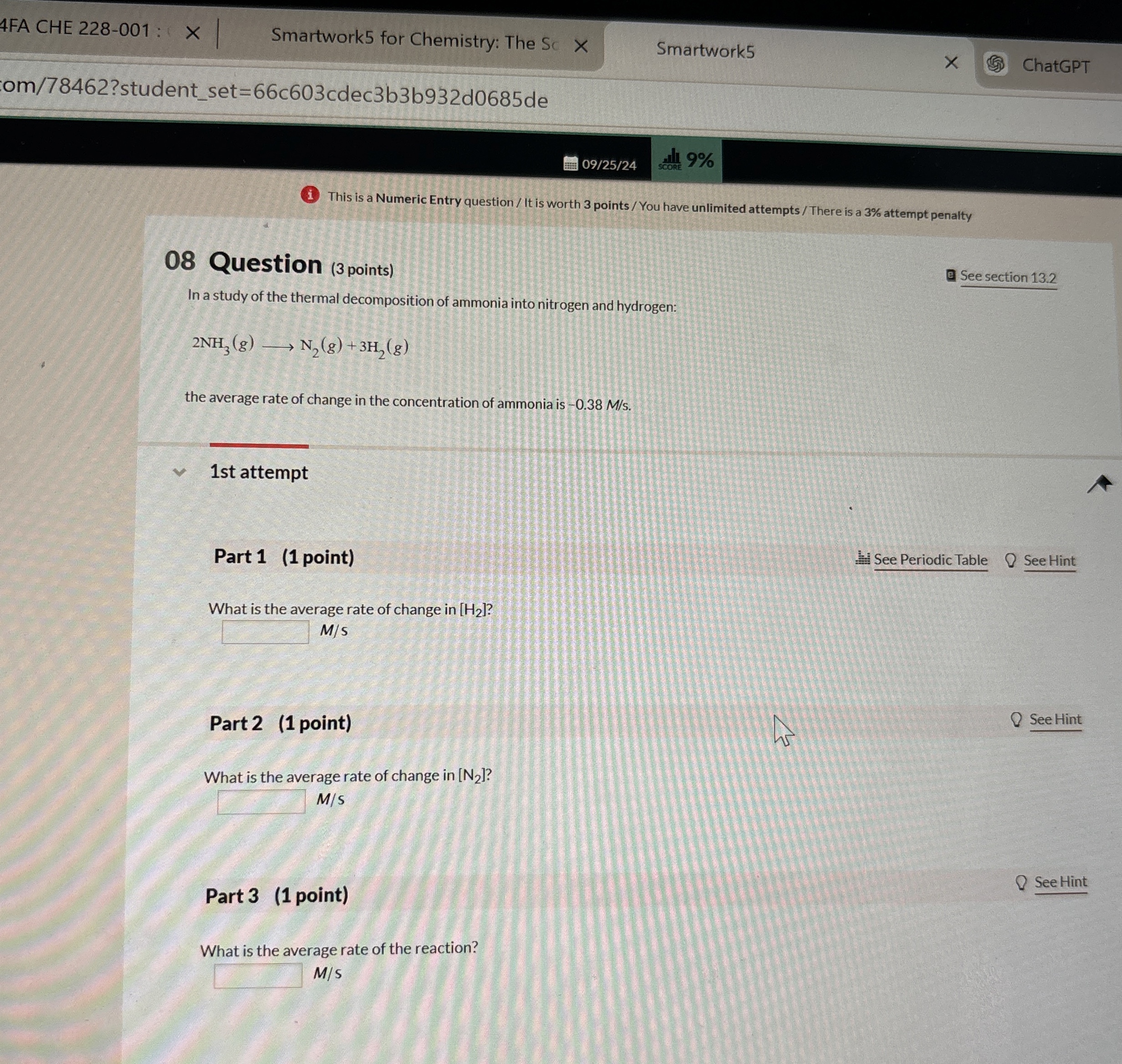 Solved 08 ﻿Question ?(3 points) In a study of the thermal | Chegg.com