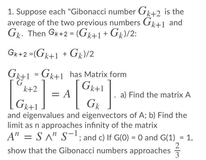 Solved 1. Suppose each 