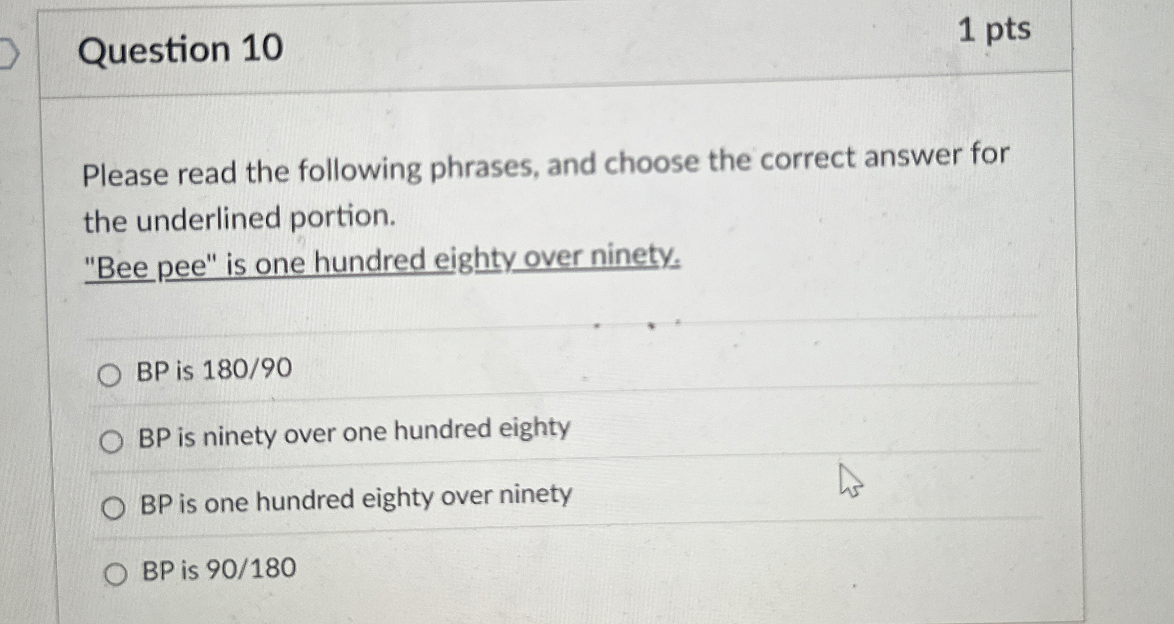 Solved Question 101 ﻿ptsPlease Read The Following Phrases, | Chegg.com