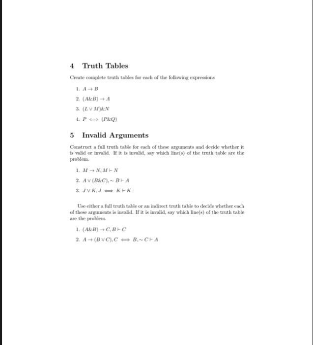 Symbolic Logic Exam One September 21, 2023 1