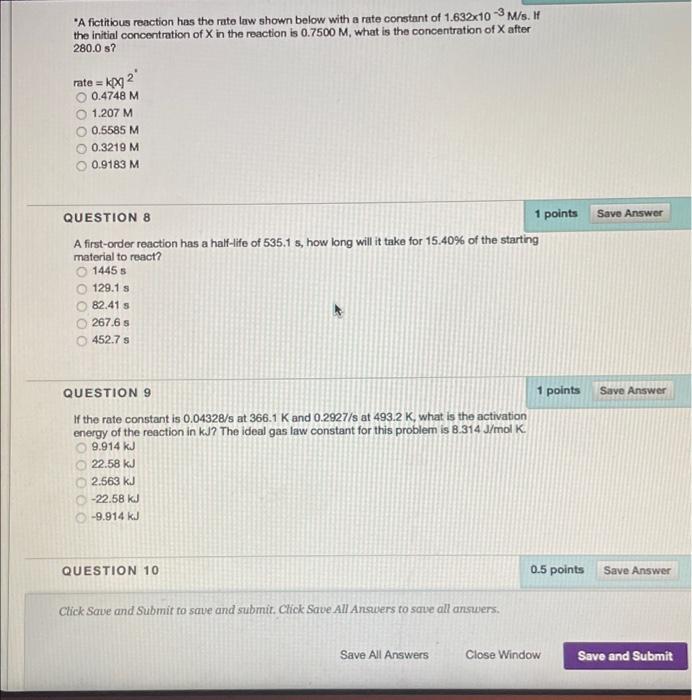 solved-a-fictitious-reaction-has-the-rate-law-shown-below-chegg